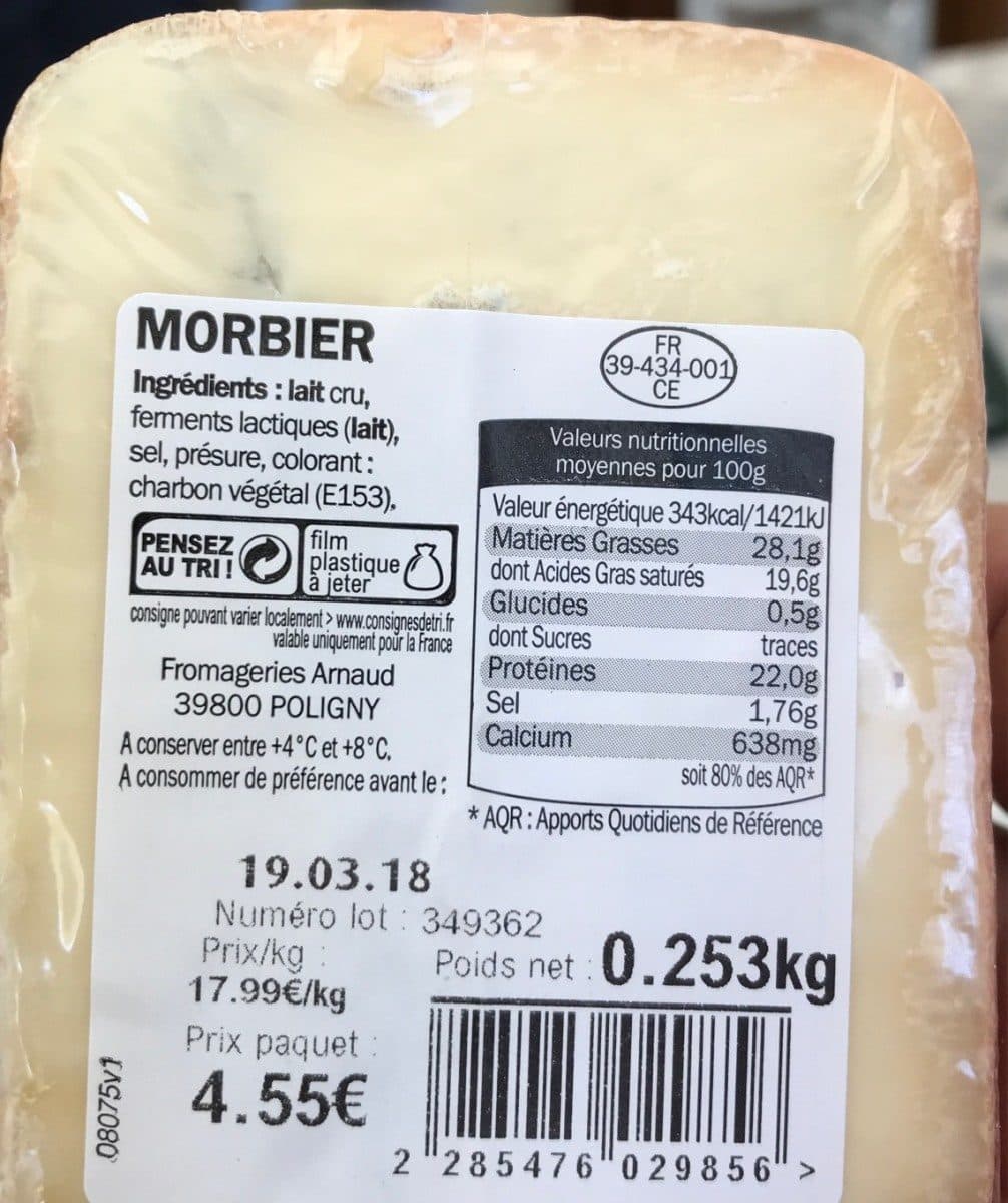 Jura Flore Morbier packshot