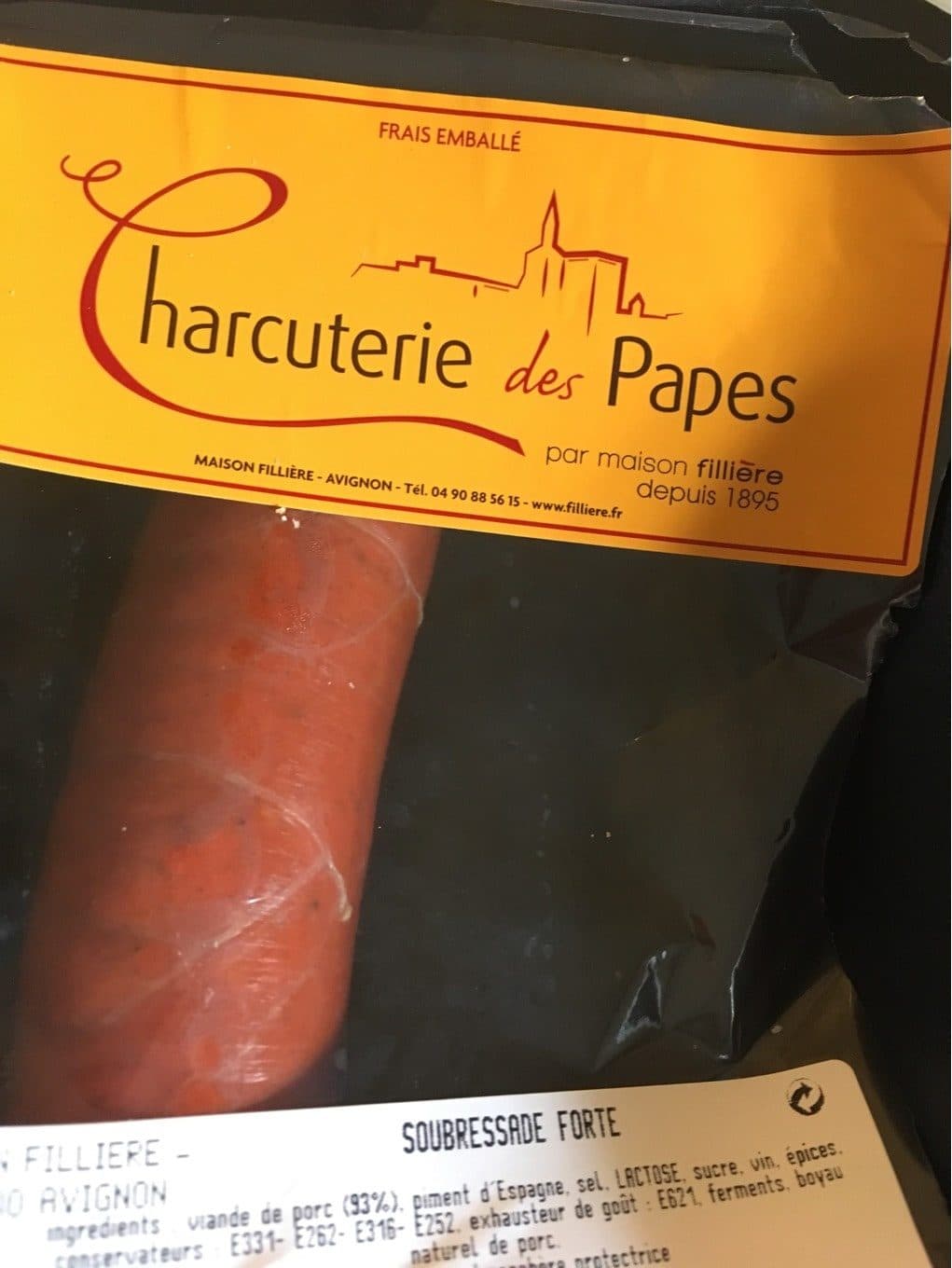 Charcuterie Des Papes Soubressade forte packshot