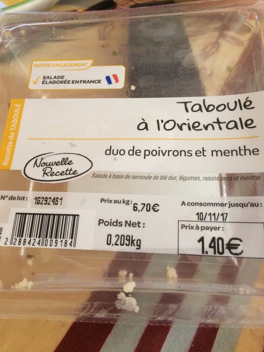Mix Buffet Taboule a l’orientale packshot