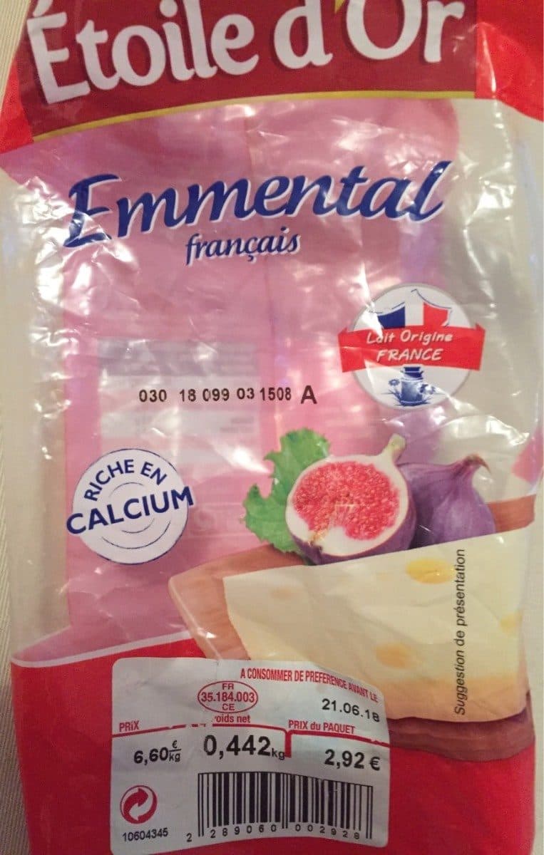 Etoile D'or Emmental packshot
