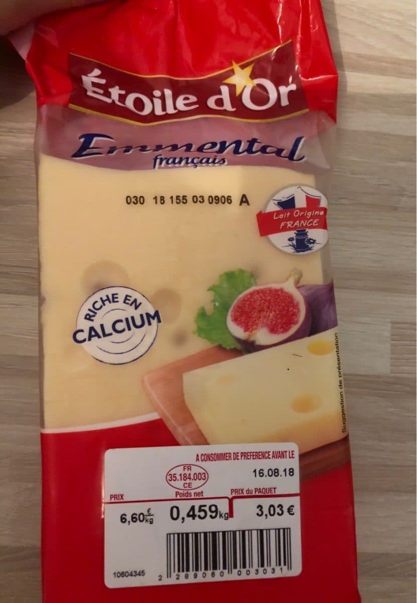 Open Food Facts Emmental packshot
