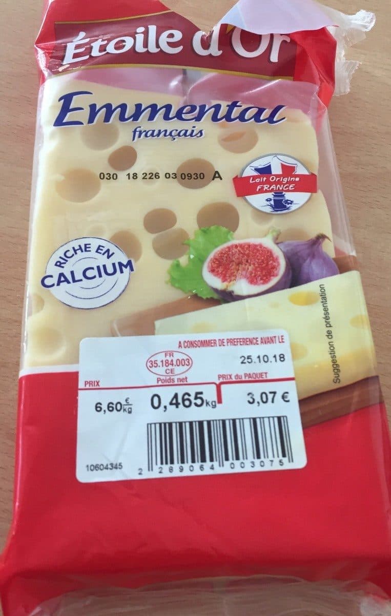 Open Food Facts Emmental packshot