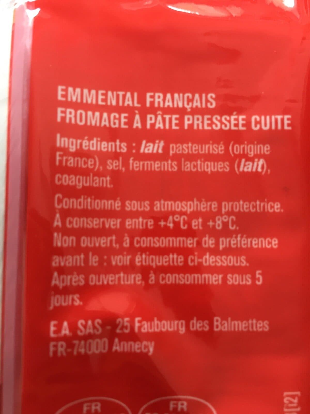 Open Food Facts Emmental francais packshot