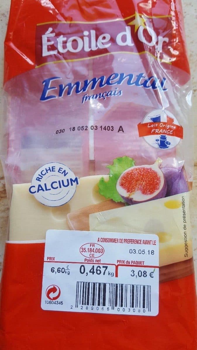 Etoile D'or Emmental packshot