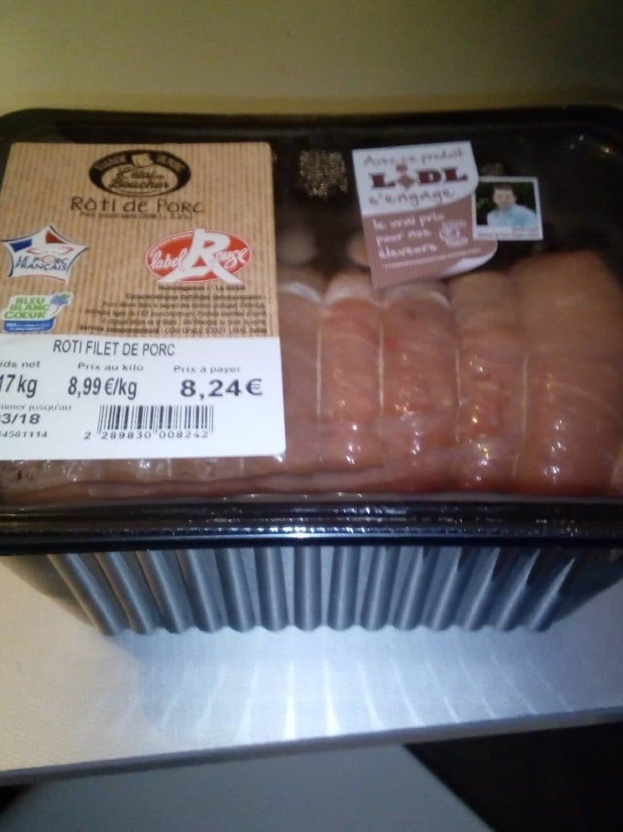 Open Food Facts Rôti de porc packshot
