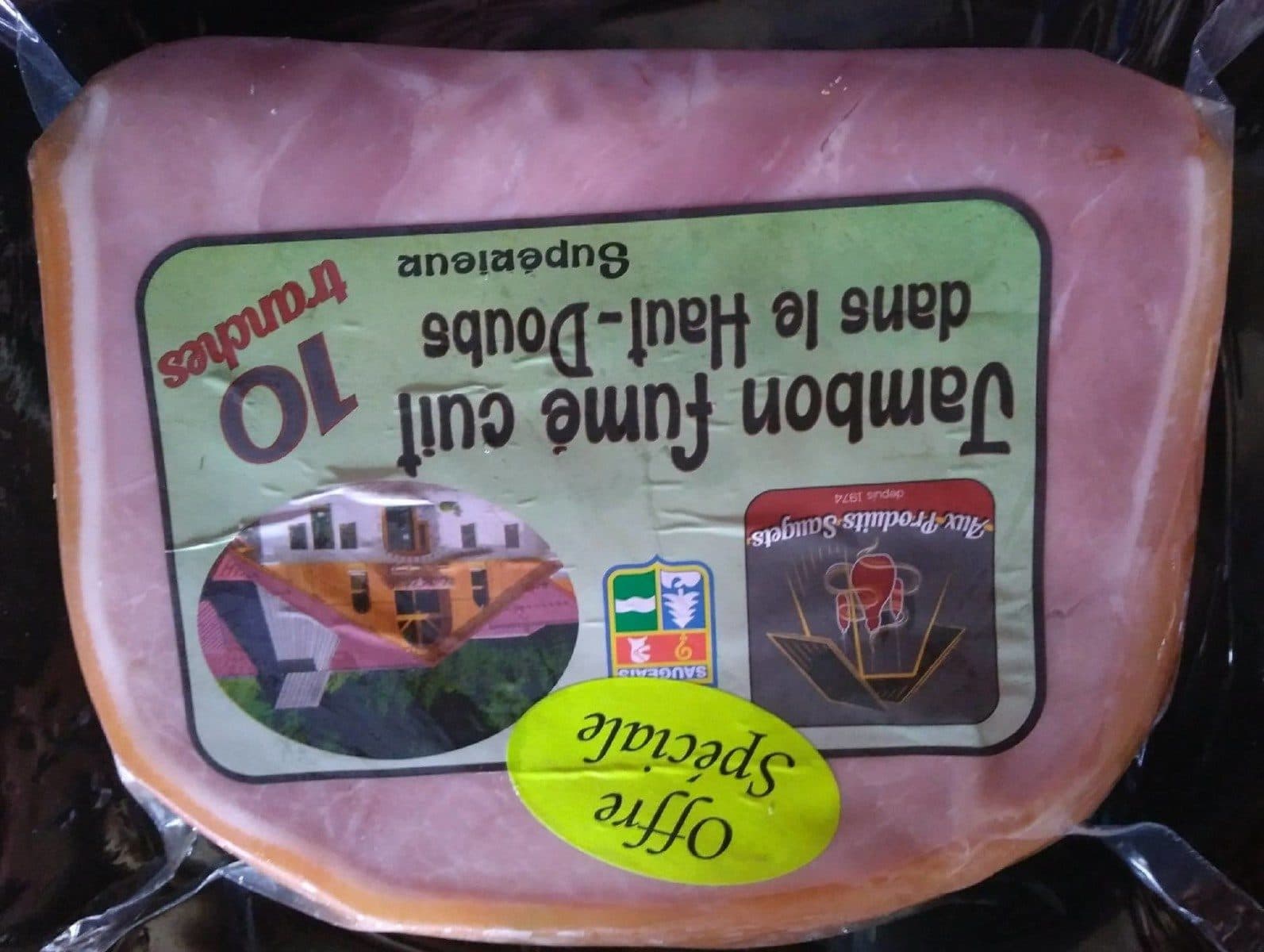 Open Food Facts Jambon fumé cuit 10 tranches packshot