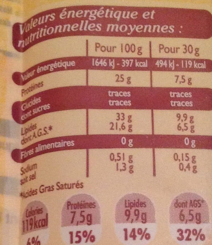 Leader Price Abondance au lait cru packshot