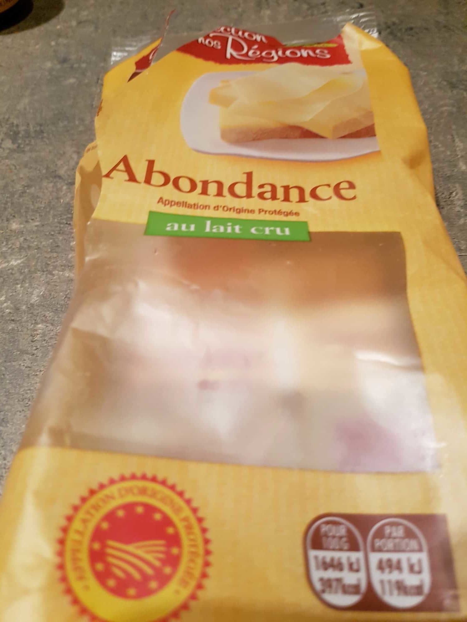 Leader Price Abondance au lait cru packshot