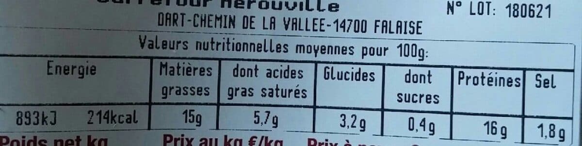 Open Food Facts Merguez packshot