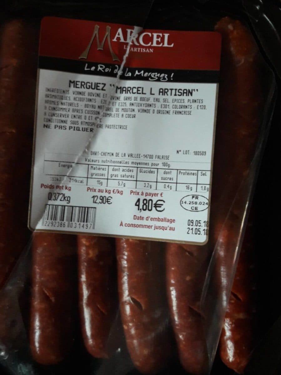 Marcel l'Artisan Merguez packshot