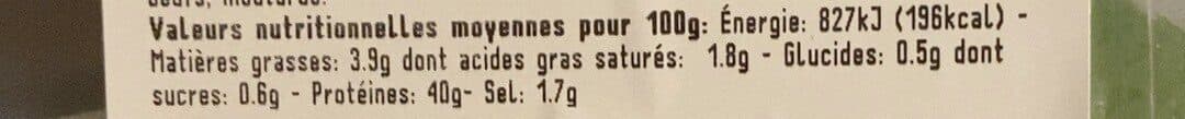 Open Food Facts Viande des grisons packshot