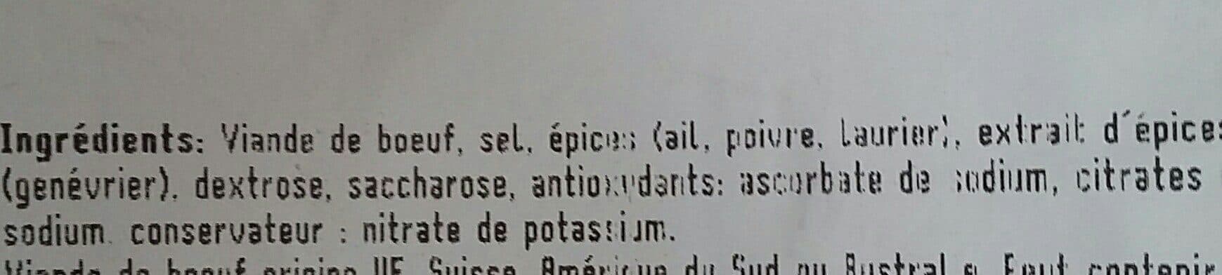 Open Food Facts Viande des grisons packshot