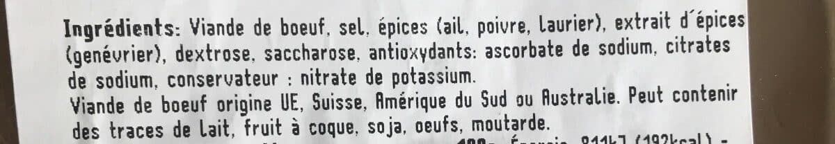 Open Food Facts Viande de grison packshot