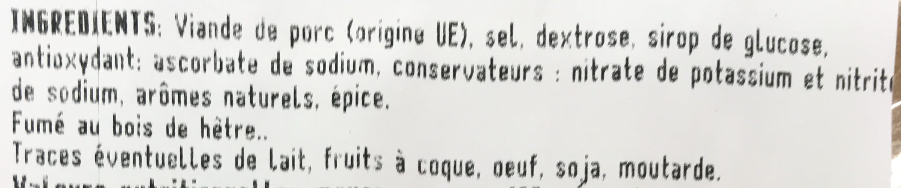 Charcupac Les Provinces Filet de Bacon fumé packshot