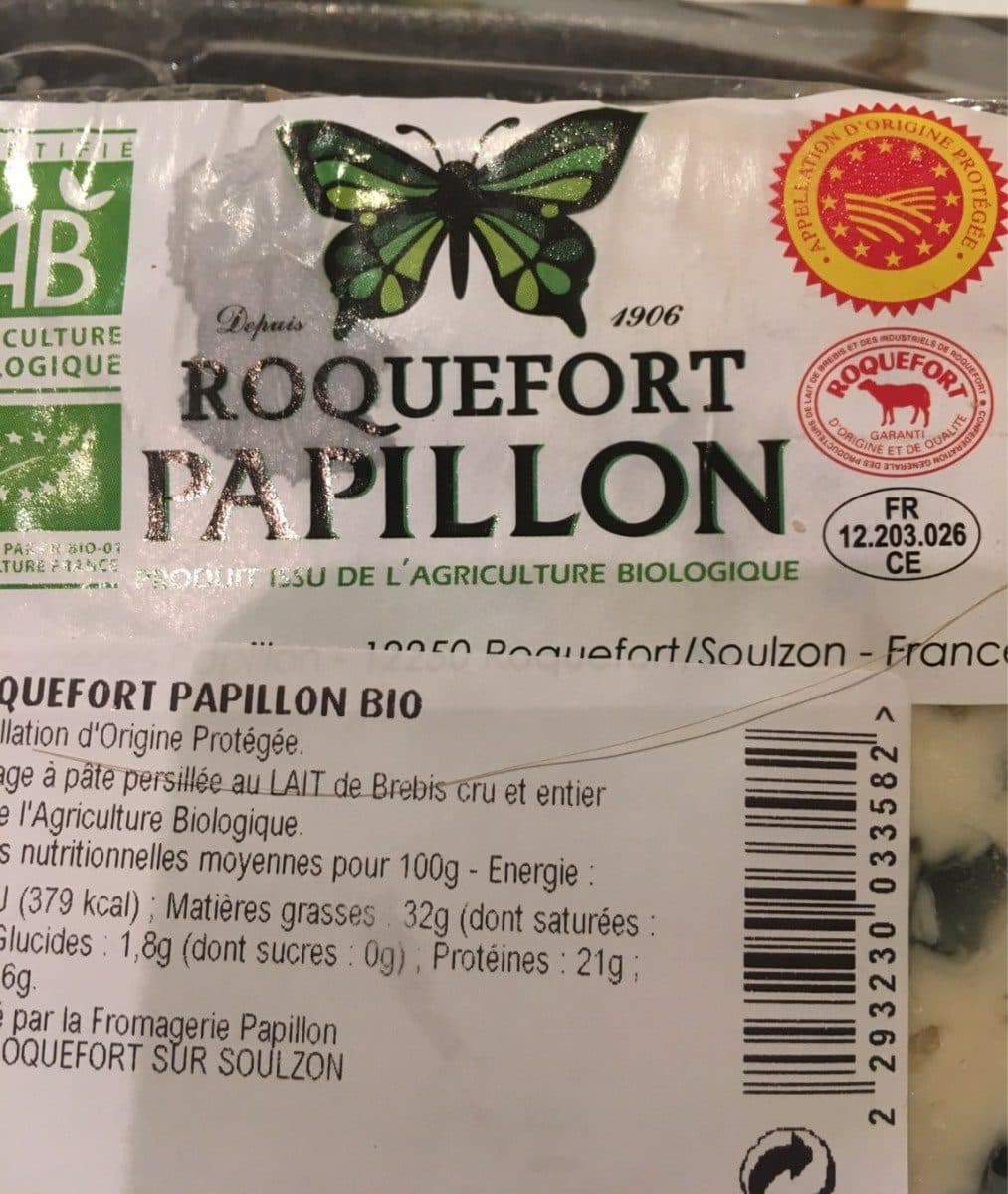 Open Food Facts Roquefort packshot