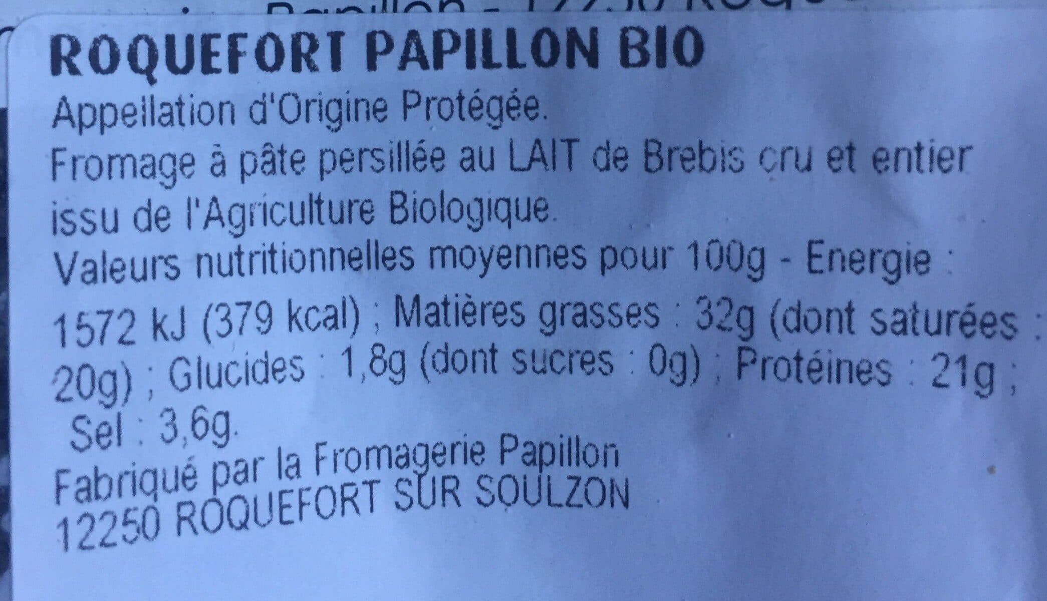 Open Food Facts Roquefort packshot