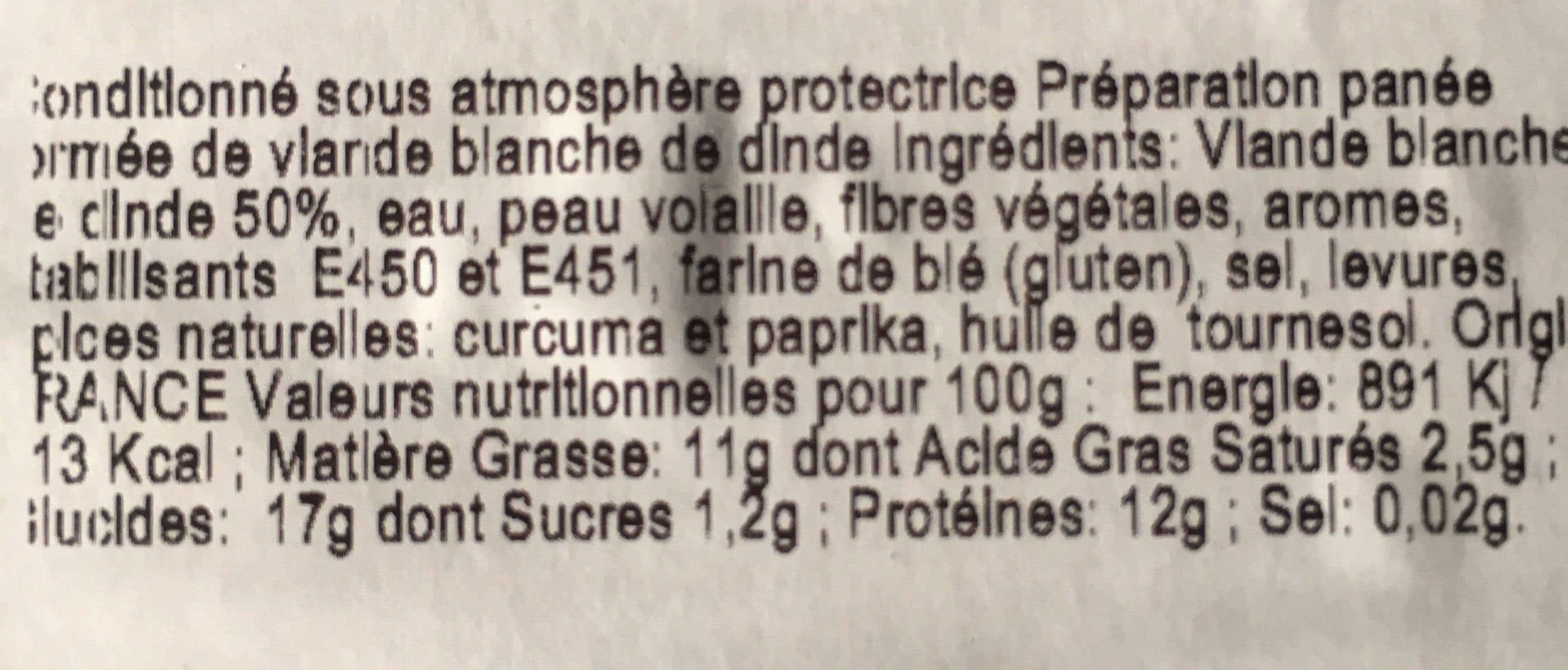 Open Food Facts Nuggets de volaille panés packshot