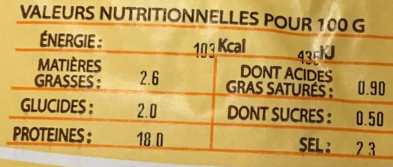 Open Food Facts Palette fumée sans os packshot