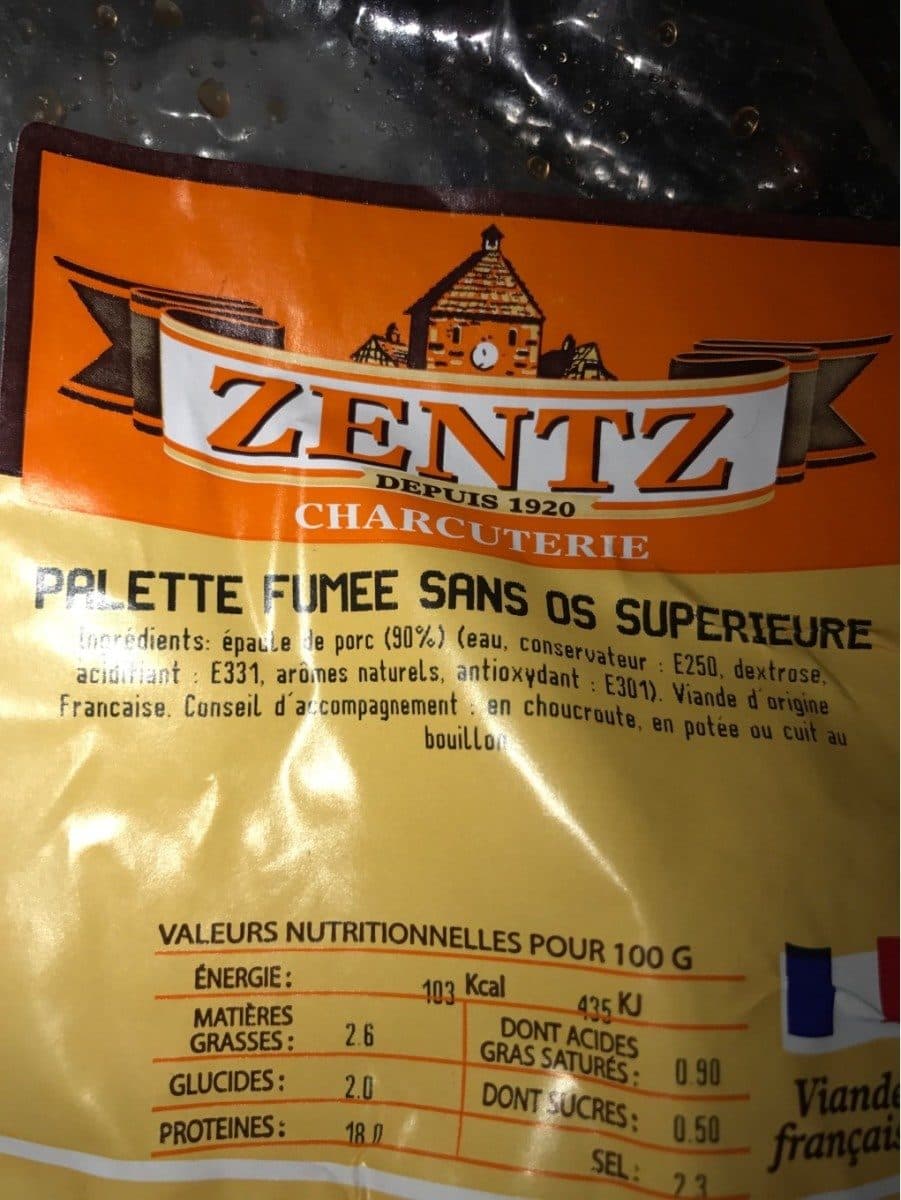 Open Food Facts Palette fumée sans os superieure packshot