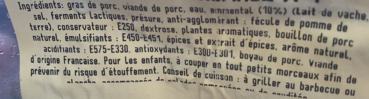 Open Food Facts Bukwurst au fromage packshot