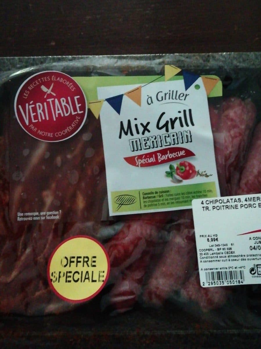Open Food Facts Mix Grill mexicain packshot
