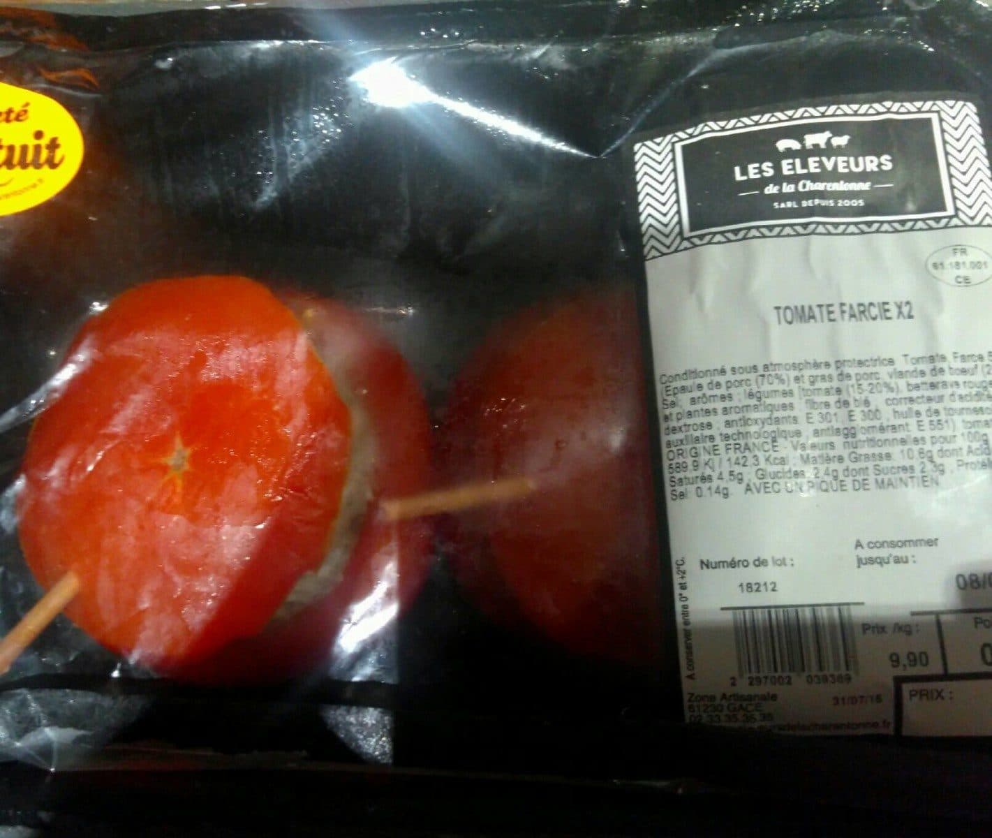 Open Food Facts Tomate farcie x2 packshot