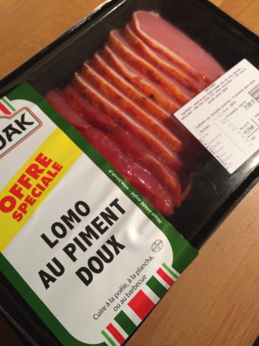 Hiruak Lomi au piment doux packshot