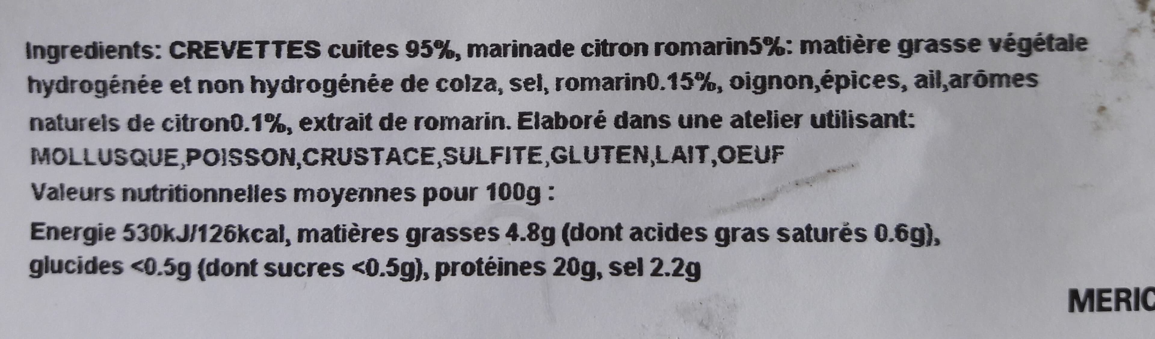 Open Food Facts queues de crevettes décortiquées packshot