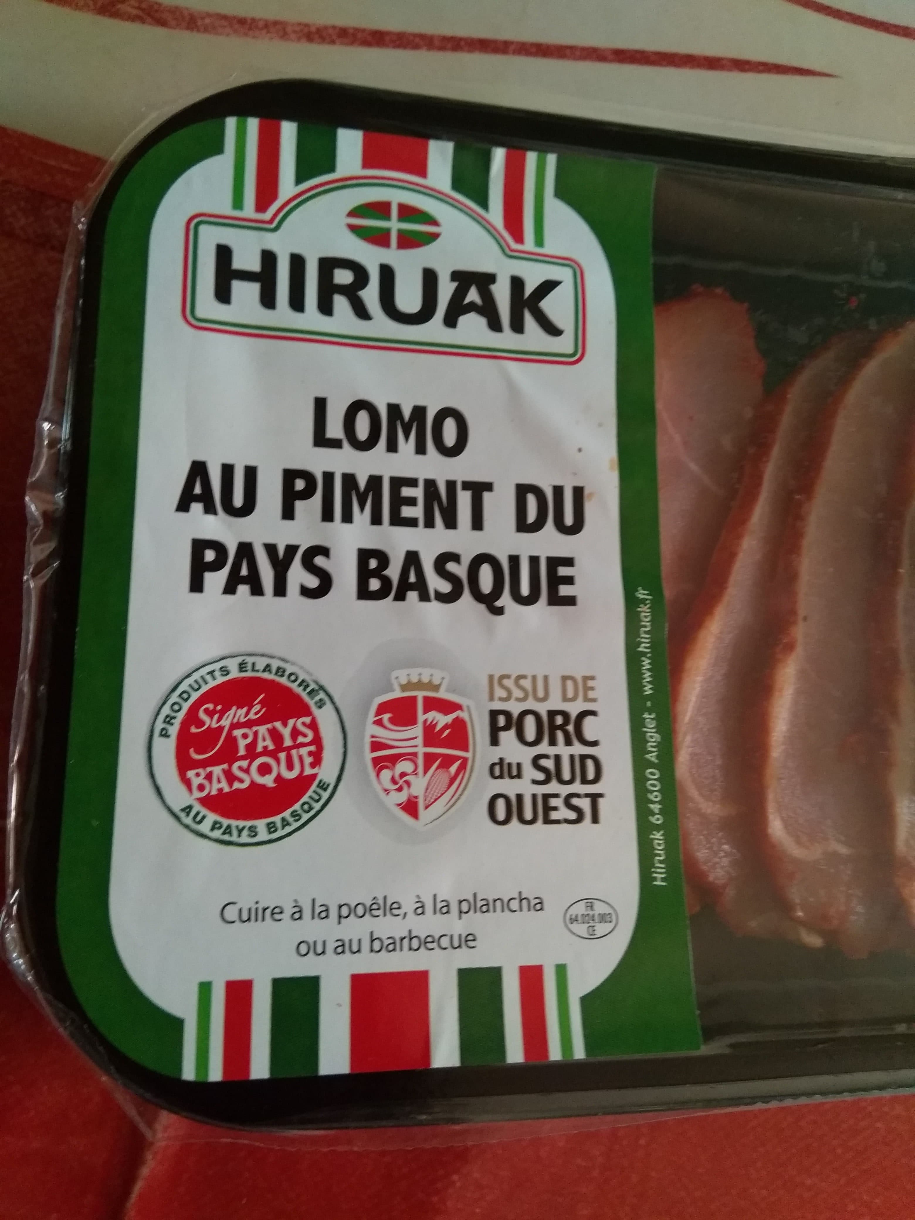 Hiruak Lomo du Pays Basque packshot