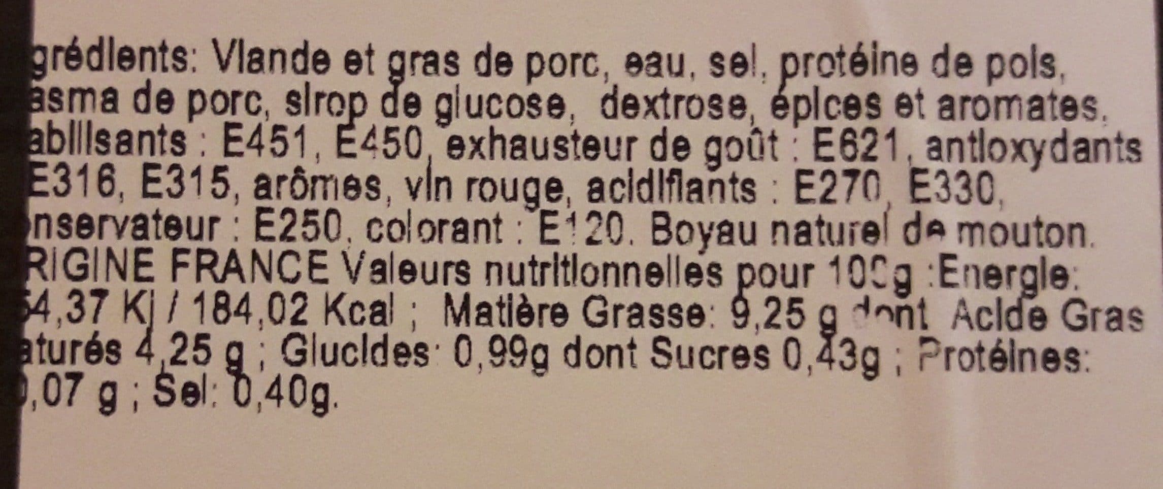 Les Éleveurs De La Charentonne Saucisses de francfort packshot