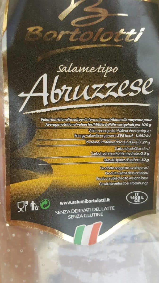 Open Food Facts Saucisson T. ABRUZZESE packshot