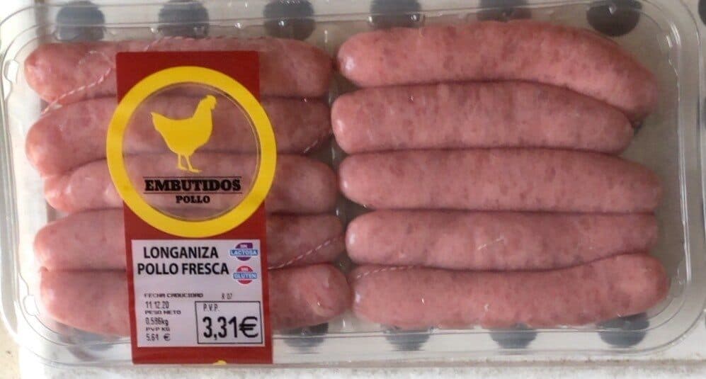 Open Food Facts Longaniza pollo fresca packshot