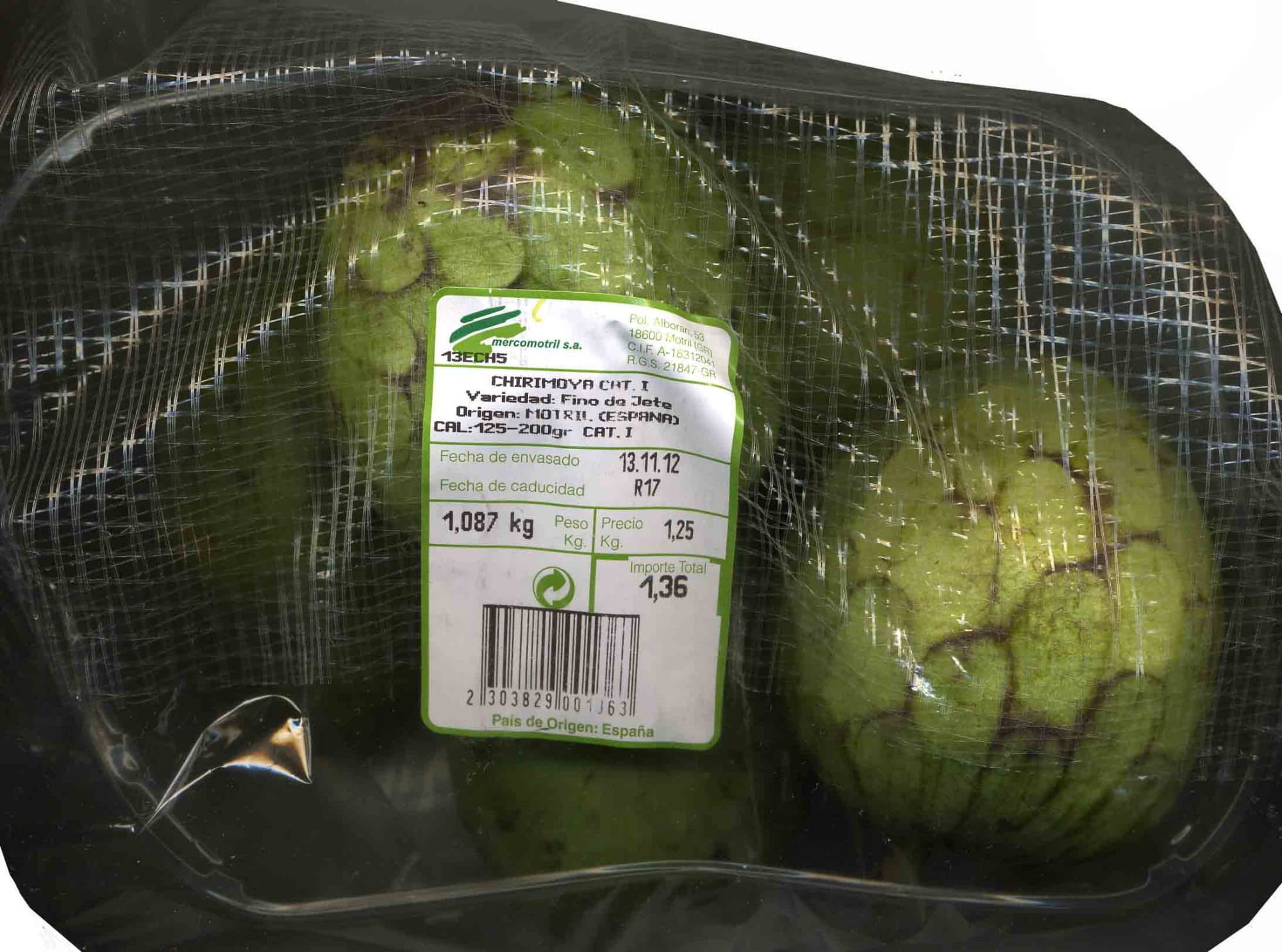 Mercomotril Chirimoyas packshot