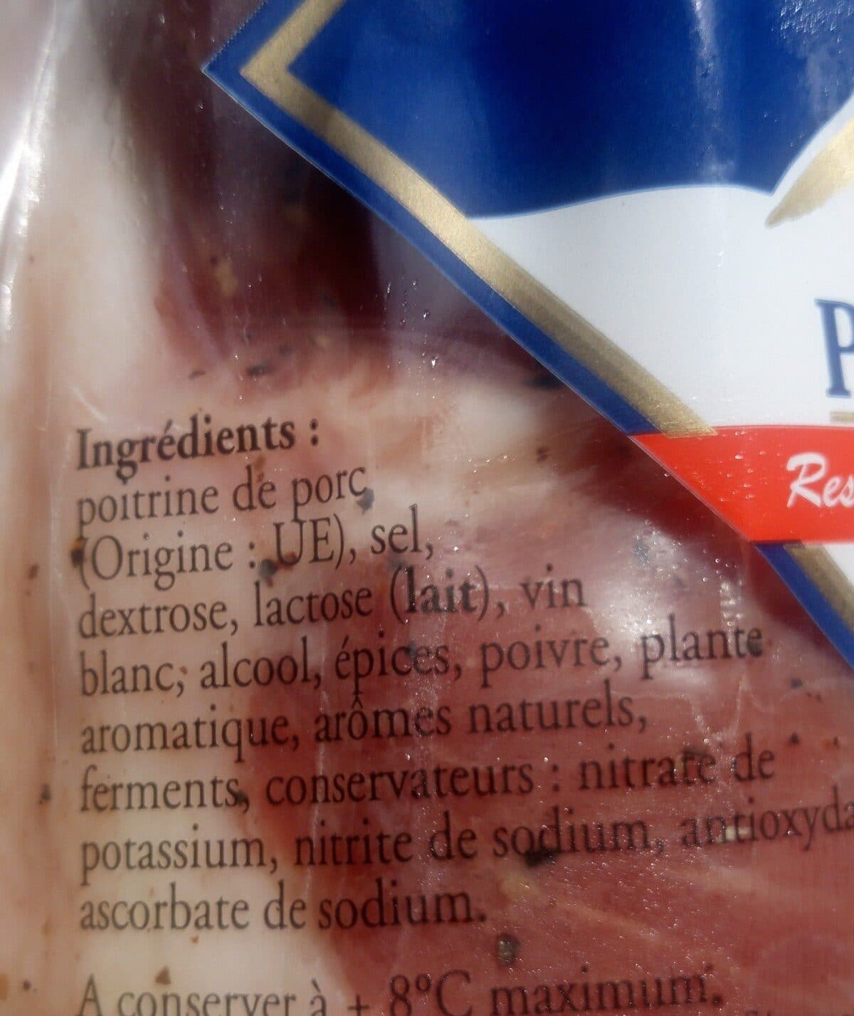 Open Food Facts Poitrine roulée des Pyrénées packshot