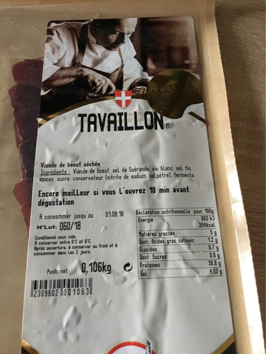 Open Food Facts Viande de bieuf sechee packshot