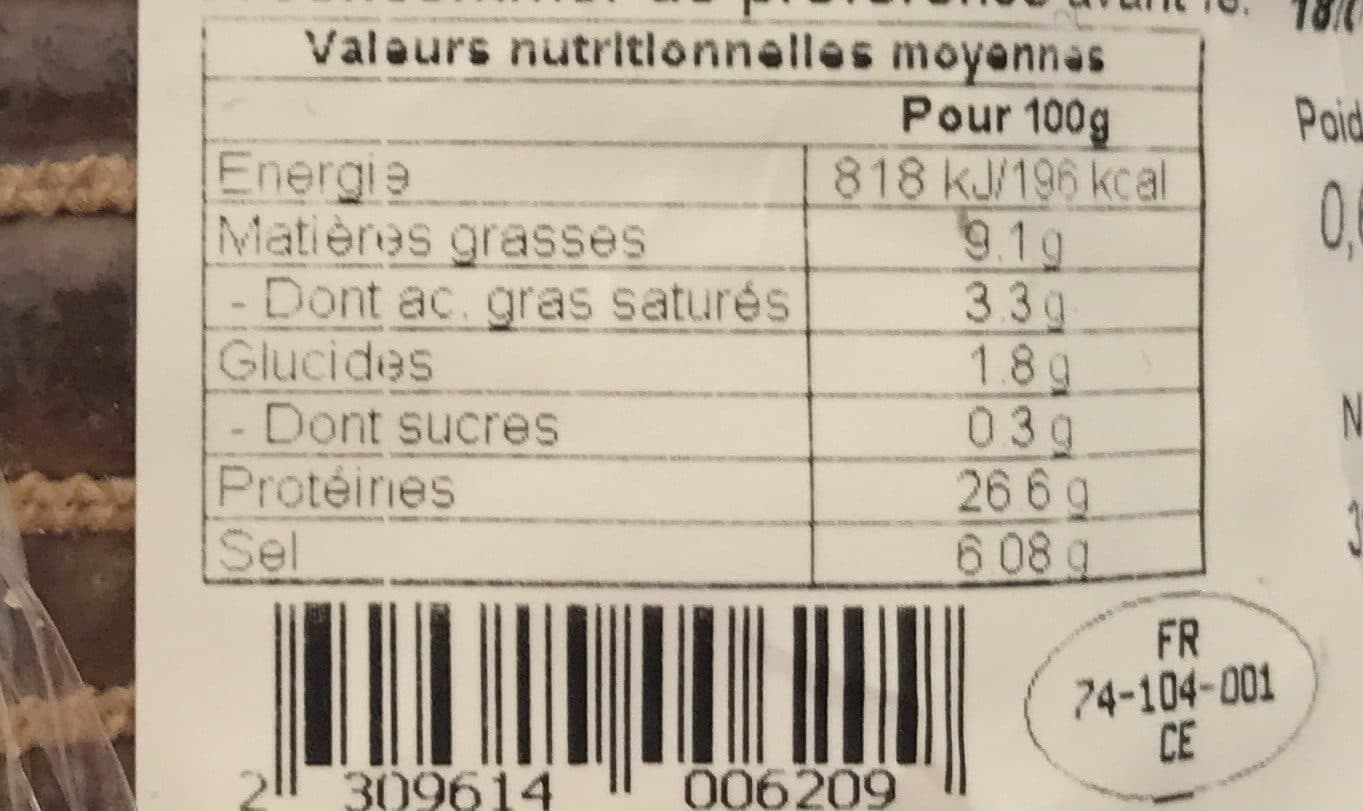 Open Food Facts Noix de savoie fumee packshot