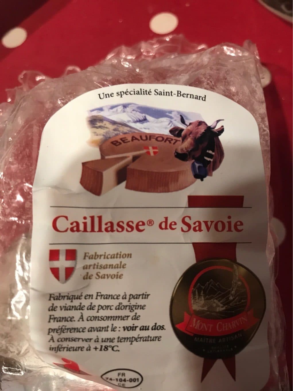 Mont Charvin Caillasse de savoie packshot