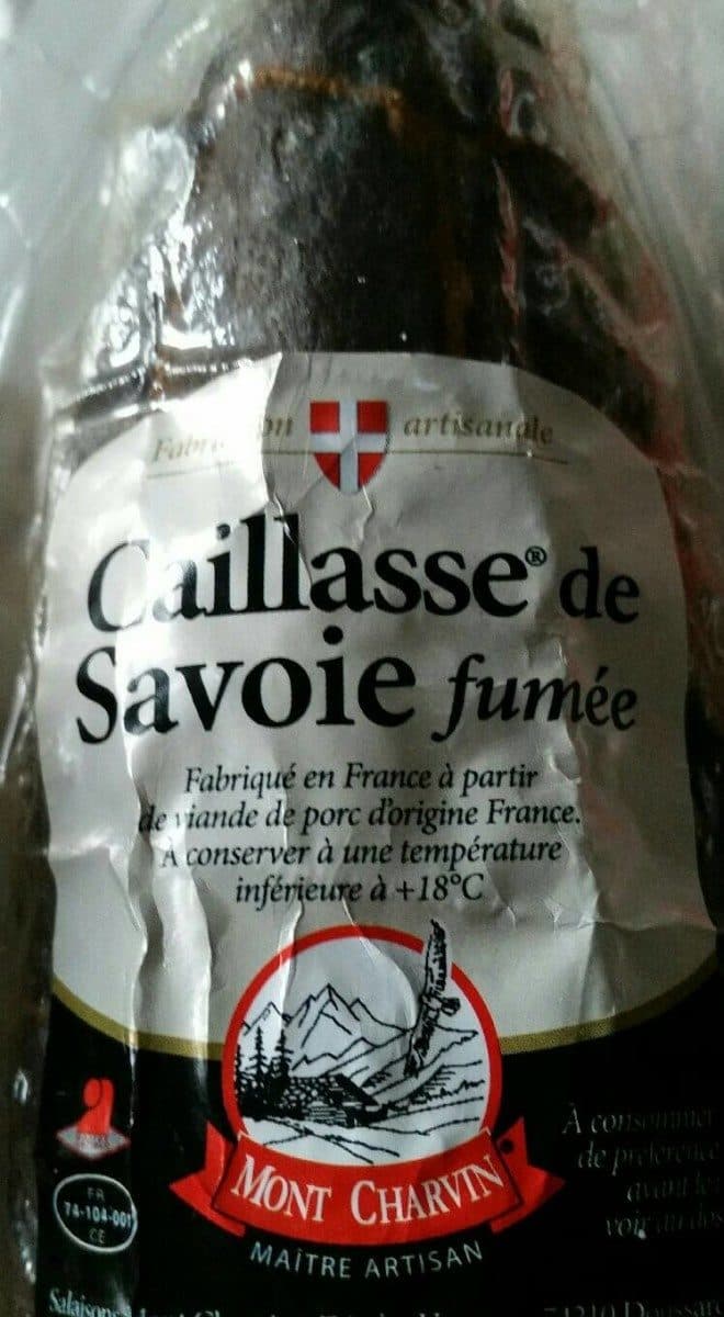 Open Food Facts Caillasse de Savoie fumée packshot
