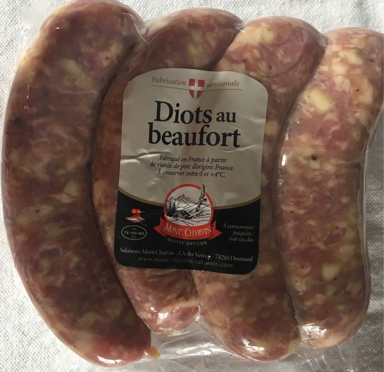 Open Food Facts Diots au Beaufort packshot