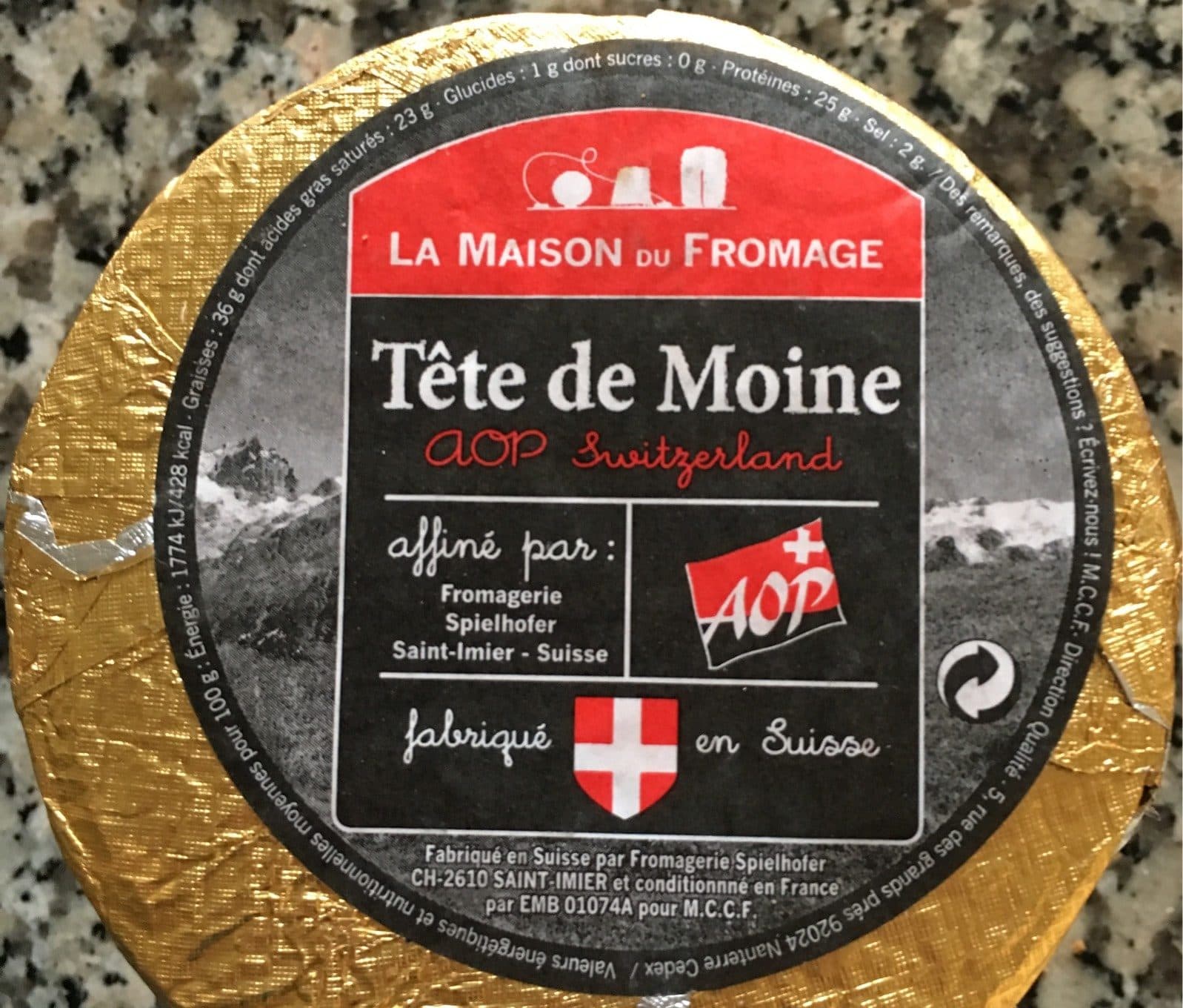 Spielhofer Tête de moine packshot