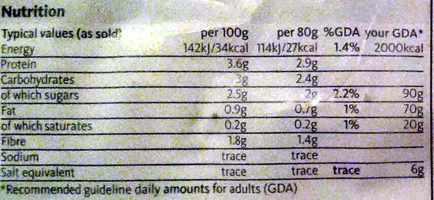 Morrisons Medium Cauliflower packshot
