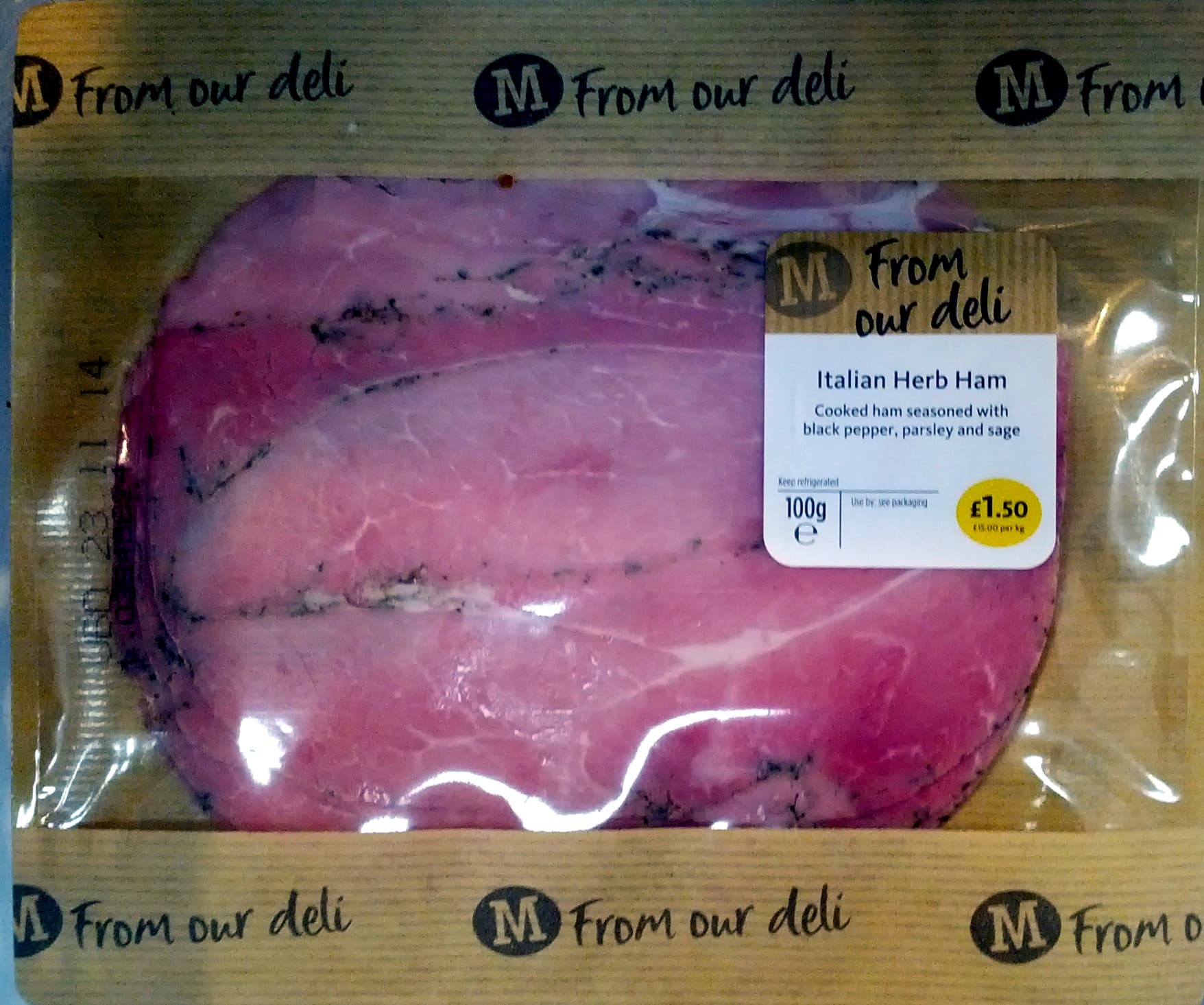 Morrisons Italian Herb Ham packshot