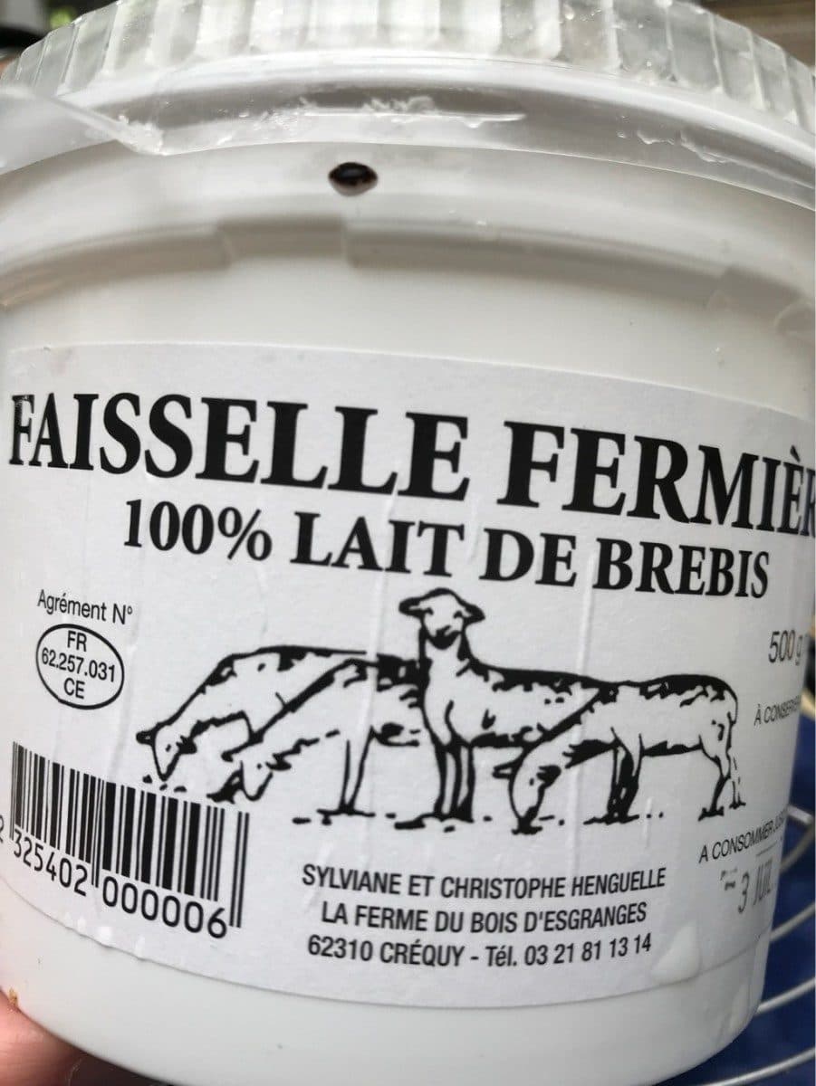 La ferme du bois d'Esgranges FAISSELLE FERMIERE packshot