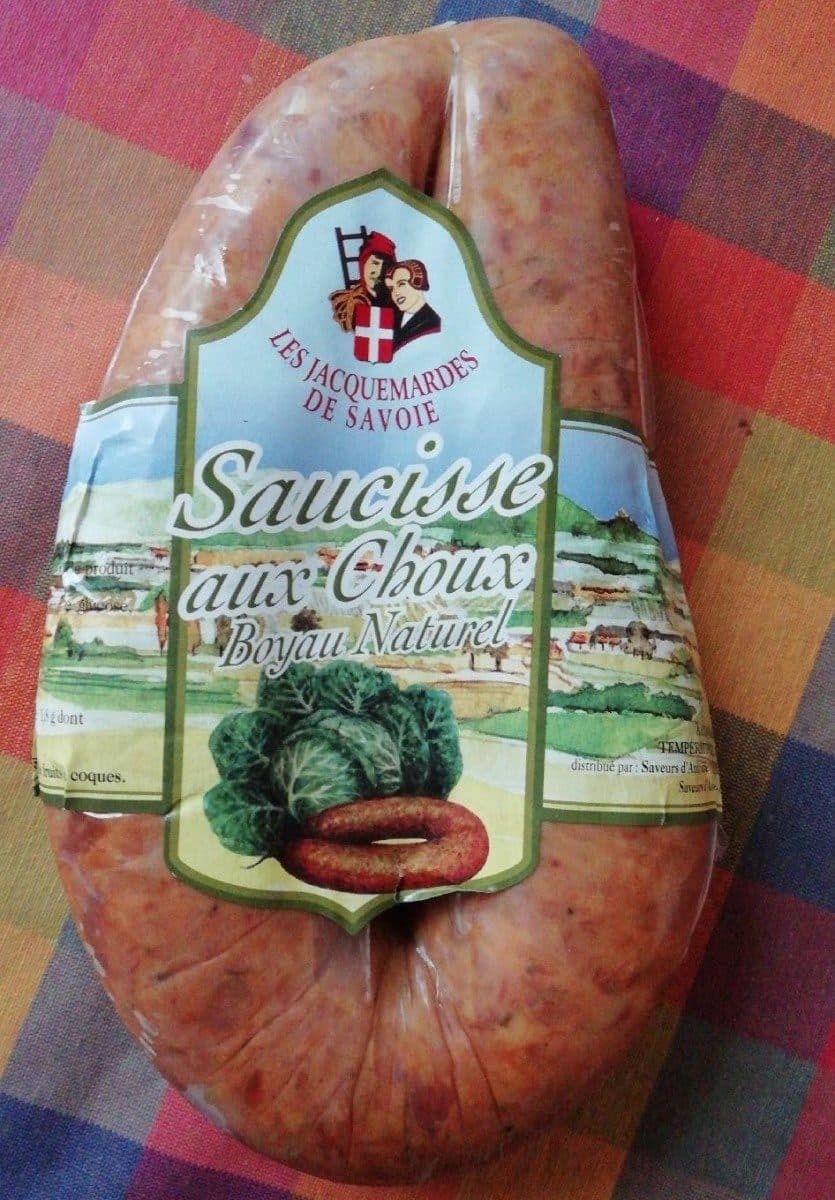 Open Food Facts Saucisse aux choux packshot