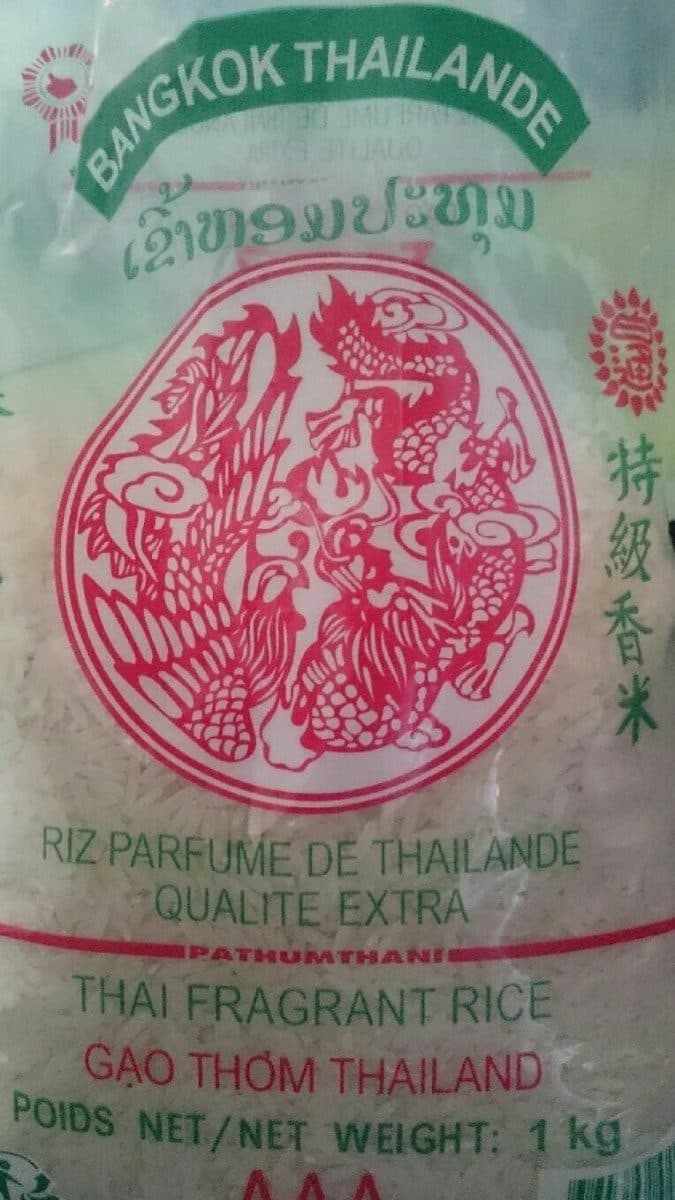 Open Food Facts Riz parfumé Bangkok Thaïlande packshot