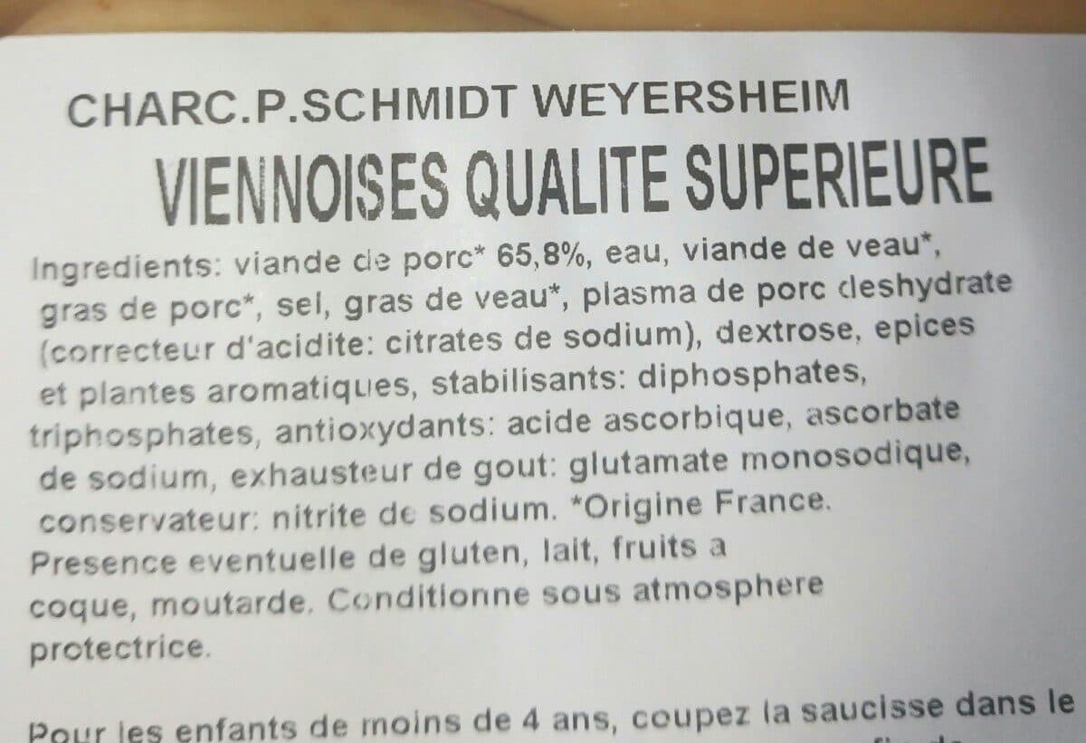Open Food Facts Viennoise packshot