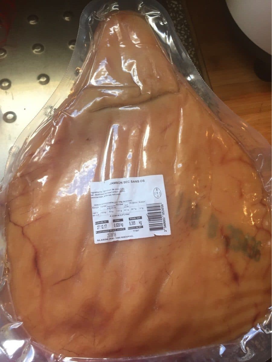 Open Food Facts Jambon sec sans os packshot