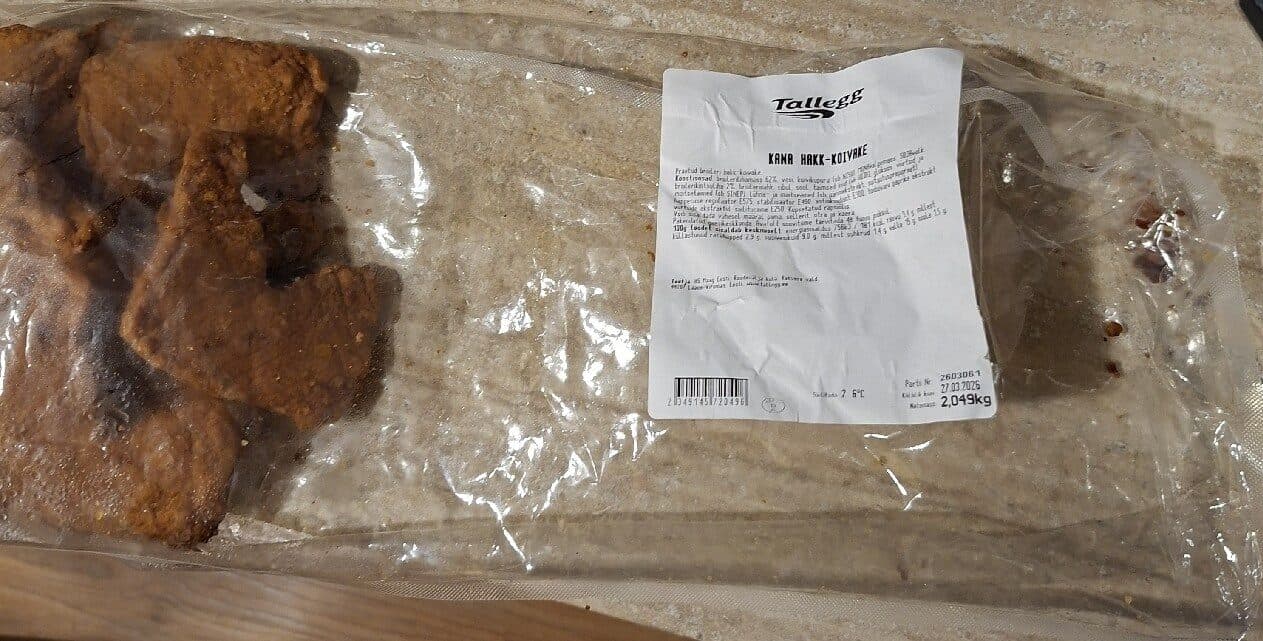 Tallegg kana hakk-koivake packshot