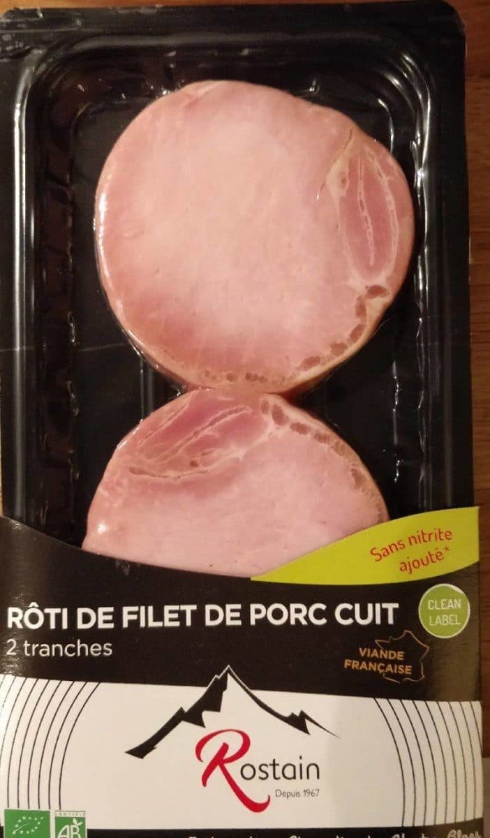 Rostain Rôti de filet de porc cuit packshot