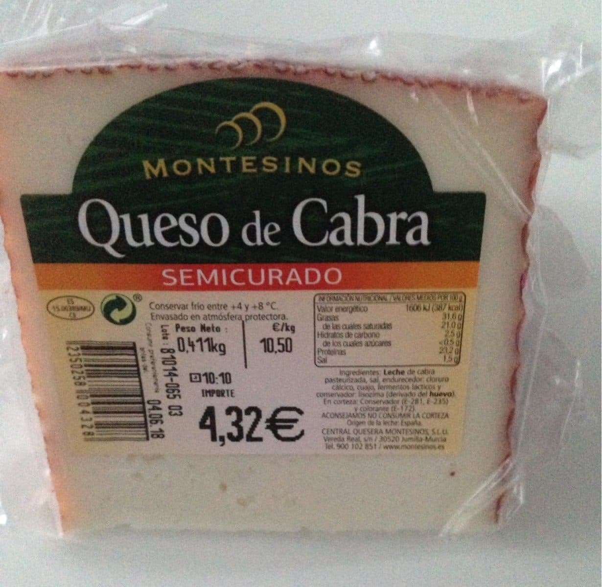 Open Food Facts Queso de cabra packshot